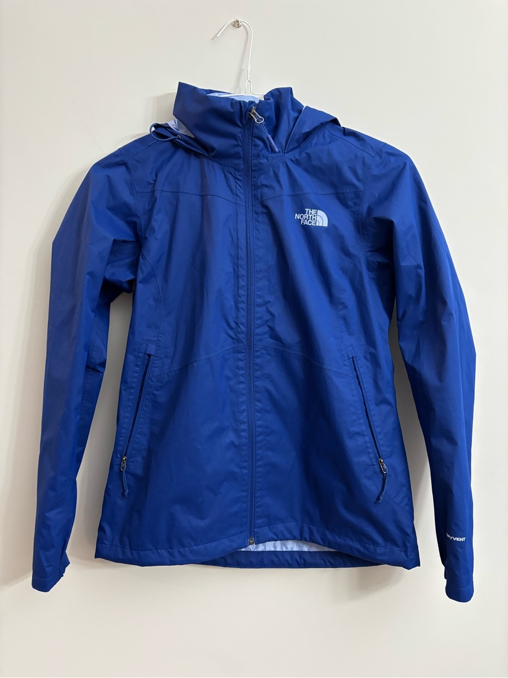 The North Face Women's Blue Waterproof Hooded Jacket
